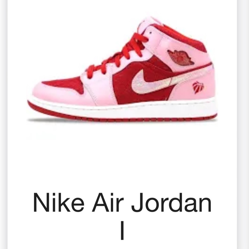 Air Jordan 1 Youth Mid Premium GS Valentine's Day